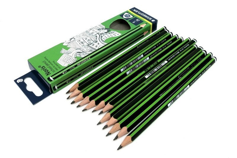 Staedtler Noris Triangular Pencils 2B - Box of 12